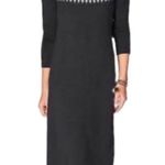 J.Jill  Turtleneck Sweater Dress Cotton Dark Charcoal Petite Size M NWT $129.00 Photo 11