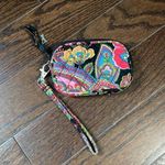 Vera Bradley Wristlet-Black Floral Photo 0