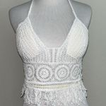 SheIn women’s OS fringe trim halter neck top Photo 1