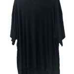 White Birch  Black Oversized Short Sleeve Tee Women’s Medium Photo 0