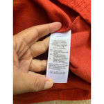 Madewell V neck burnt orange wrap style short sleeve fit and flare midi dress XS Photo 2