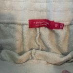 philanthropy XS NWOT Cocoa Casual Walking Shorts, distressed,adjustable waist, waist is 12 with stretch to 14, length from top to bottom is 14 Tan Photo 2