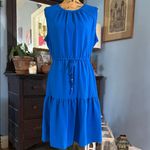 Calvin Klein  Sleeveless Tiered Dress in Capri Blue Size 16 Photo 1
