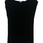 Xhilaration  black cap sleeve bodycon ribbed shirt dress XL Photo 0