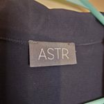 ASTR The Label One Size Polyester Waterfall Open Front Cardigan Navy Blue Photo 2