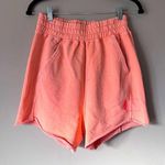 Free People  Soft Orange Sweat Shorts. Athletic Leisure Women’s Size XS. EUC Photo 0