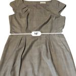 Calvin Klein Plaid Sheath Dress Women’s Size 12 Workwear Career Gray Photo 4