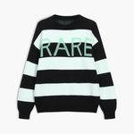 Rare Oversized Stripe Sweater Black Size XS Photo 1