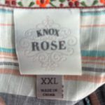 Knox Rose XXL Baja Multicolor Striped Tunic Top Photo 6