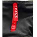 Spanx Coated Nylon Sexy Leggings Faux Leather High Waist Pants ~ Women's LARGE Photo 4