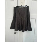 New Direction NEW DIRECTIONS thin black denim knee length mermaid tail skirt womens size 16 Photo 1