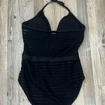 Boutique Halter Neck One Piece mesh black Swimsuit size Large Photo 5