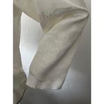 Lady Carol Petites New York white gold jacquard long sleeve gold black trim 14 Size 14P Photo 7