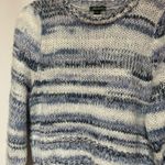 Wild Fable Knit Pull Over Cropped Sweater, Blue Stripe Medium NWT Photo 9