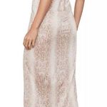 BCBGMAXAZRIA Snake-Embossed Wrap Maxi Dress Photo 1