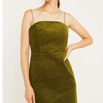 Urban Outfitters  Colette Olive Green Corduroy Mini Dress Size 6 Photo 8