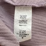 W5  Shirt Womens Medium Purple Pink Ribbed Knit Updated‎ Basic Neutral Minimalist Photo 7