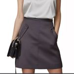 Reiss Gene Women’s Business Casual Button Detail Pocket Fitted Mini Skirt Photo 2