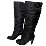 NWOT United Nude Bubble Hi Black Boot Women's 39 8.5 Quilted Knee High Heeled Photo 5