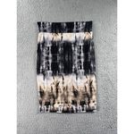 Arabella Tie Dye Skirt Womens Large‎ Boho Chic Knee Length Coquette Black Photo 1