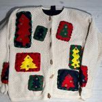 Vintage Eagle’s Eye Christmas Cardigan size L Red Size L Photo 0