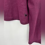 PINK - Victoria's Secret 🆕 NWT PINK Victoria’s Secret Long Sleeve Crop Top Eggplant Deep Purple Plum XS Photo 7