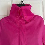 SAMUEL DONG Dramatic Bright Pink Short Sleeve Cropped Jacket, Size XS Photo 1