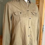 J.Crew Women's Khaki Button-Down Shirt Photo 1