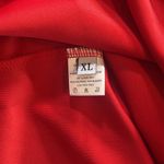 Women’s Red Long Sleeve Midi Dress with Bow Detail Size XL Photo 5