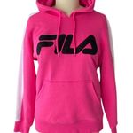 FILA  Bright Pink Hoodie Activewear Pullover Sweatshirt ~ Women's Plus Size 1X Photo 1