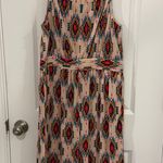 Rowdy Crowd Colorful Aztec Mini Dress Size L Western Cowgirls Date Multiple Size L Photo 0