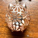 Boutique Bag Charm Keychain Rose Gold Tone and Rhinestone Owl Fashion Photo 6