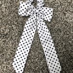Bow Hair Scrunchie Black Photo 0