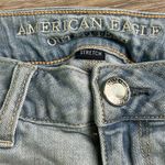 American Eagle  Outfitters Shortie Stretch Light Wash Denim Short Shorts Size 2 Photo 6