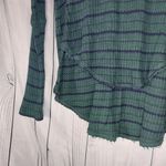 We The Free / Free People Kristina Drippy Thermal Sweater With Raw Edges Size XS Photo 2