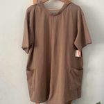 Fp Movement Hot Shot Tee Romper Tan Size XS Photo 3