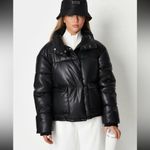 Missguided faux leather puffer Photo 1