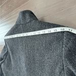 Ralph Lauren Lauren by Women's Gray Herringbone structured Blazer sz 12 Photo 10