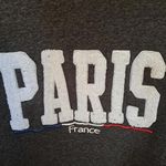 Hello Paris, Paris France Gray and White Sweatshirt Size XL‎ Photo 1