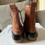 Women's Brown and Black Lace Photo 8