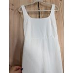 Lulus NWT Loving Fate White Bow Square Neck Backless Maxi Dress Wedding Bride S Photo 6