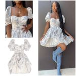 💕SELKIE💕 The Bed & Breakfast Kiera Dress ~ Blue Floral Print XXL Photo 11