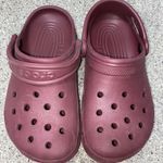Crocs burgundy/maroon clogs Photo 0
