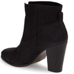 Vince Camuto ‘Feina' Bootie Heeled Ankle Boots Black Suede Womens Size 7.5 Photo 1