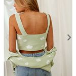 Isabelle's Cabinet Alice Sage Floral Knit Set  Photo 5