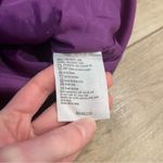 Kappa  Women’s Purple Metallic Cropped Moto Jacket Italy Flag Size L Photo 4