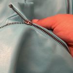 House of Harlow 1960 Cyan Blue Vegan Leather Dress Size L Photo 5