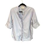 3.1 Phillip Lim 3.1 Philip Lip light blue lantern sleeve pearl buttons size 10 Photo 0