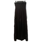 Forever 21  Jumpsuit Womens Small Wide Leg Cargo Goth Grunge Whimsigoth Vamp Photo 1