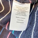 Talbots T by  Striped Long Sleeve Pullover Navy Blue Multicolor Size XS Photo 4